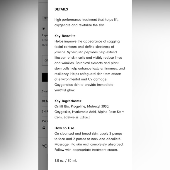 Mila Moursi Lifting Serum - Picture 2 of 2